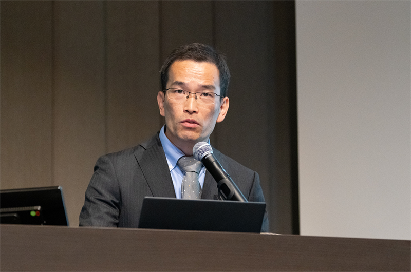 好田教授の講演の様子